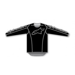 ALPINESTARS - MAGLIA MOTOCORSS FLUID APEX - NERO/GRIGIO