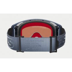 ALPINESTARS - MASCHERINA MOTOCROSS SUPERTECH VISION VISTA LENTE A SPECCHIO ORO - NERO/GRIGIO