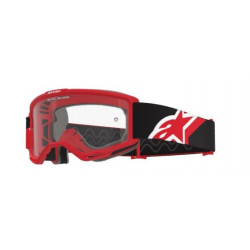 ALPINESTARS - MASCHERINA MOTOCROSS VISION OTG LENTE TRASPARENTE - ROSSO