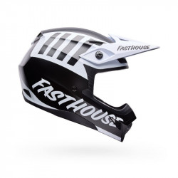 BELL - CASCO MOTOCROSS MX-10 MIPS FASTHOUSE - NERO/BIANCO