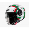 HJC - CASCO MOTO JET i40N VELU MC41 - BIANCO/ROSSO/VERDE