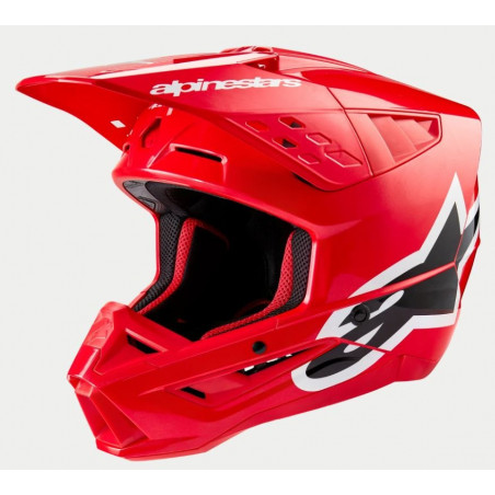 ALPINESTARS - CASCO MOTOCROSS S-M5 CORP ROSSO/BIANCO