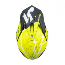 JUST1 - CASCO MOTOCROSS J39 POSEIDON 22.06 - GIALLO FLUO/NERO/BIANCO