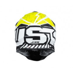 JUST1 - CASCO MOTOCROSS J39 POSEIDON 22.06 - GIALLO FLUO/NERO/BIANCO