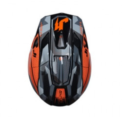 JUST1 - CASCO MOTOCROSS J40 SHOOTER CAMO 22.06 - ARANCIONE/NERO