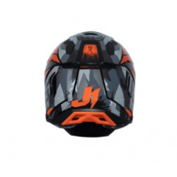 JUST1 - CASCO MOTOCROSS J40 SHOOTER CAMO 22.06 - ARANCIONE/NERO