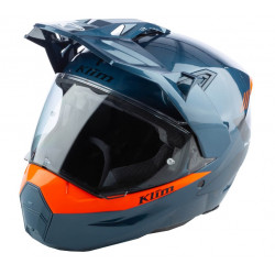 KLIM - CASCO MOTO ADVENTURE X1 ALPHA - BLU/ARANCIONE