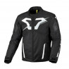 MACNA - GIACCA MOTO IN TESSUTO TAZAR 2.0 - NERO/BIANCO