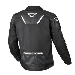 MACNA - GIACCA MOTO IN TESSUTO TAZAR 2.0 - NERO/BIANCO