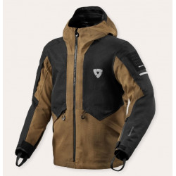 REV'IT - GIACCA MOTO TOURING TECTONIC H2O - NERO/MARRONE