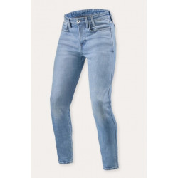 REV'IT - JEANS TECNICO MOTO PISTON 3 SKINNY - BLU CHIARO