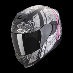 SCORPION EXO - CASCO MOTO INTEGRALE EXO-520 EVO AIR FASTA - NERO/ARGENTO/ROSA