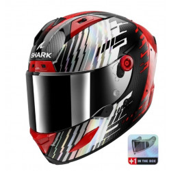 SHARK - CASCO MOTO INTEGRALE AERON EDGY - NERO/ROSSO/GRIGIO
