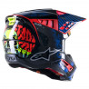 ALPINESTARS - CASCO MOTOCROSS S-M5 SOLAR FLARE NERO/BLU/ROSSO FLUO