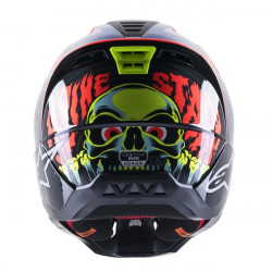 ALPINESTARS - CASCO MOTOCROSS S-M5 SOLAR FLARE NERO/BLU/ROSSO FLUO