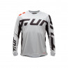 T.UR - MAGLIA MOTOCROSS T-THREE GRIGIO/NERO/ROSSO