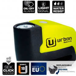 URBAN SECURITY - BLOCCA DISCO MOTO / SCOOTER SONORO 6MM