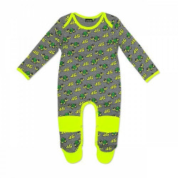 VR46 - PIGIAMA NEONATO TARTARUGA - GRIGIO/GIALLO