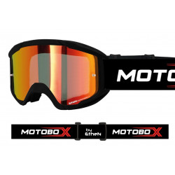 ETHEN - MASCHERINA MOTOCROSS MOTOBOX EVOLUTION LENTE A SPECCHIO - NERO
