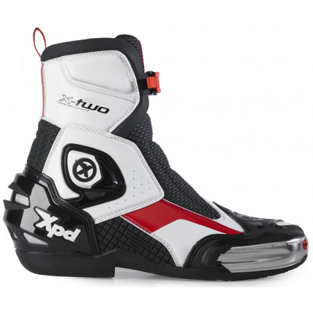 XPD - SCARPE TECNICHE MOTO X-TWO BIANCO/NERO/ROSSO