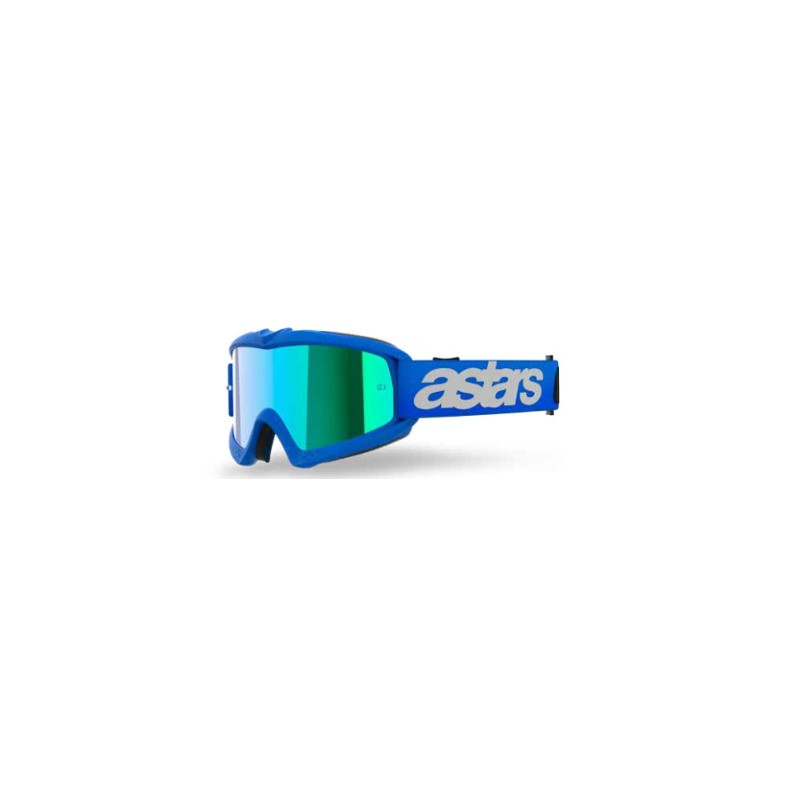 ALPINESTARS - MASCHERINA MOTOCROSS VISION YOUTH BLAZE LENTE A SPECCHIO BLU - BLU