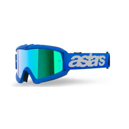 ALPINESTARS - MASCHERINA MOTOCROSS VISION YOUTH BLAZE LENTE A SPECCHIO BLU - BLU