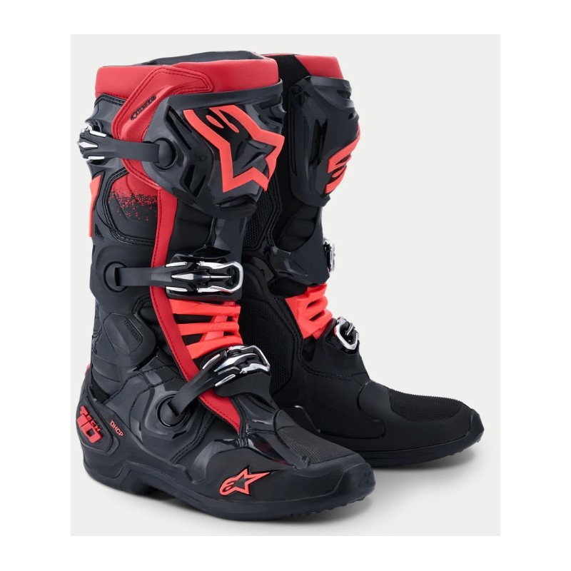 ALPINESTARS - STIVALI MOTOCROSS TECH 10 - NERO/ROSSO