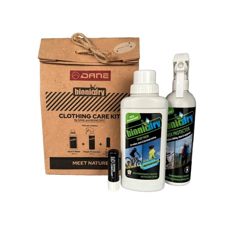 DANE - KIT PER LA PULIZIA E MANUTENZIONE ABBIGLIAMENTO MOTO