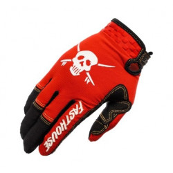 FASTHOUSE - GUANTI MOTOCROSS SANGUARO BENNET - ROSSO/NERO