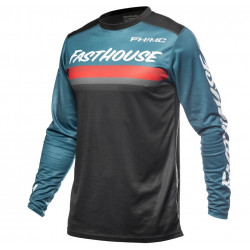 FASTHOUSE - MAGLIA MOTOCROSS CARBON FORCE - NERO/BLU/ROSSO