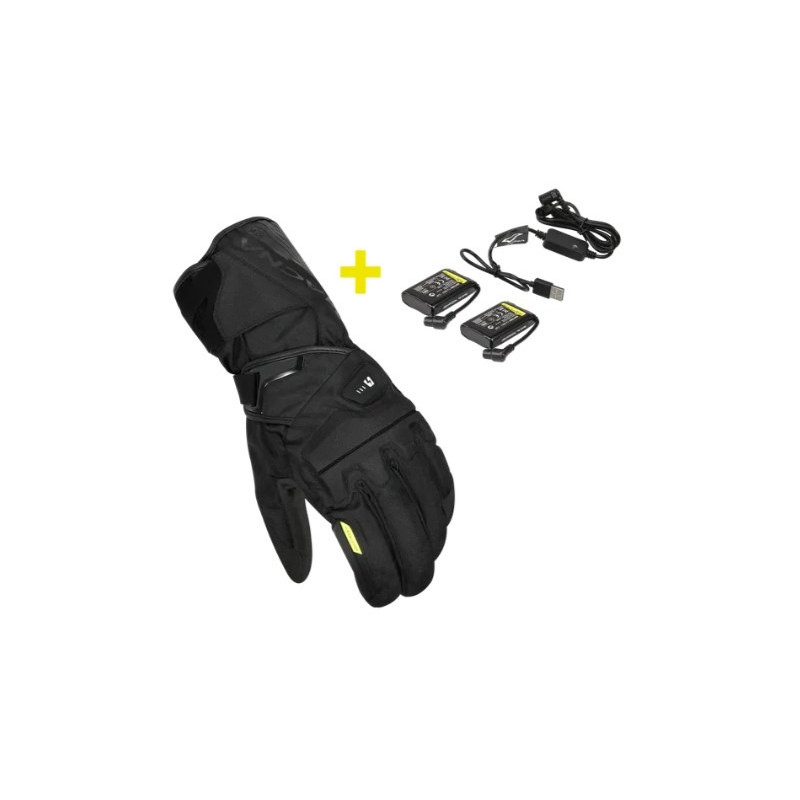 MACNA - GUANTI MOTO INVERNALI RISCALDATI FOTON RTX + KIT BATTERIA 7,4V 2,2 A