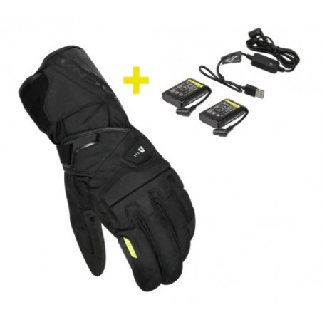 MACNA - GUANTI MOTO INVERNALI RISCALDATI FOTON RTX + KIT BATTERIA 7,4V 2,2 A