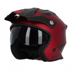 ACERBIS - CASCO MOTO JET ARIA METALLIC - ROSSO