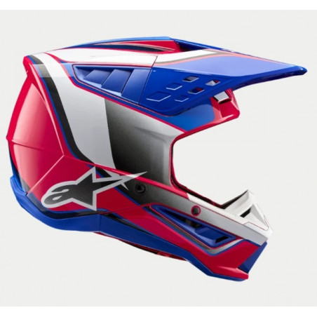 ALPINESTARS - CASCO MOTOCROSS S-M5 SAIL - ROSA/BLU/BIANCO