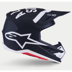 ALPINESTARS - CASCO MOTOCROSS S-M7 DASHER - NERO OPACO/BIANCO