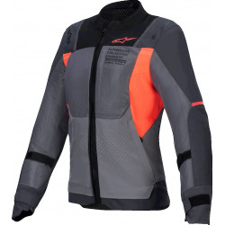 ALPINESTARS - GIACCA MOTO ESTIVA DONNA STELLA ST-2 AIR - GRIGIO/CORALLO