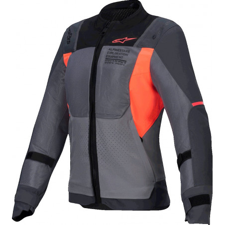 ALPINESTARS - GIACCA MOTO ESTIVA DONNA STELLA ST-2 AIR - GRIGIO/CORALLO