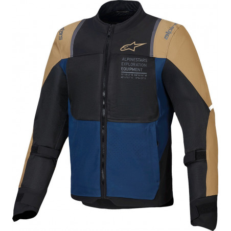 ALPINESTARS - GIACCA MOTO ESTIVA ST-2 AIR - BLU/MARRONE