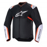 ALPINESTARS - GIACCA MOTO ESTIVA T-SPS AIR V2 - NERO/ROSSO FLUO/BIANCO