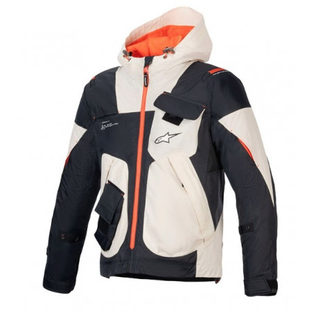 ALPINESTARS - GIACCA MOTO URBAN MOGRESS - NERO/BEIGE/ARANCIONE