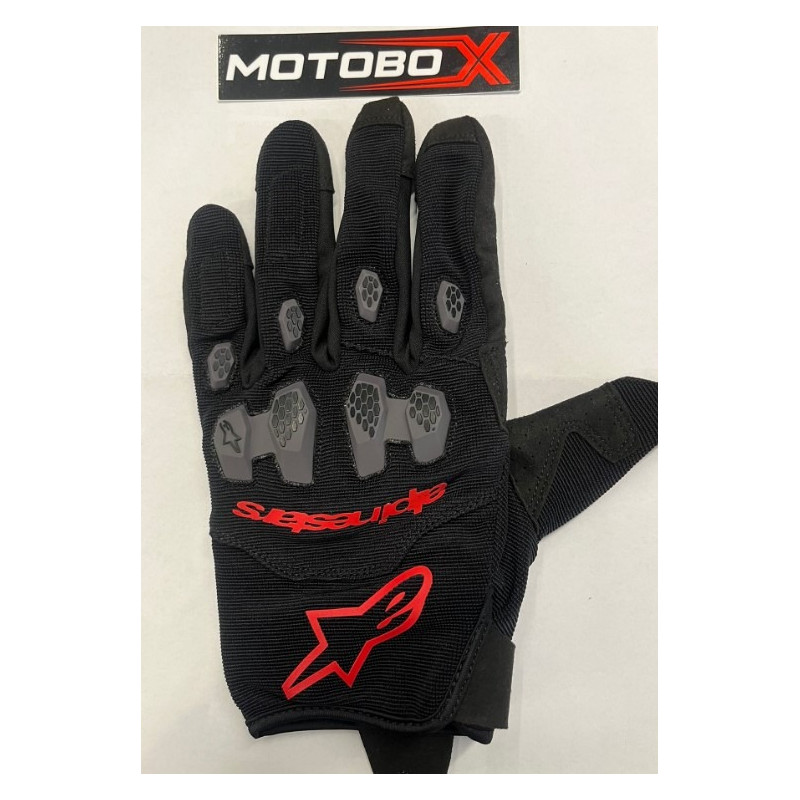 ALPINESTARS - GUANTI ENDURO OMOLAGATI PRO-DURA - NERO/ROSSO