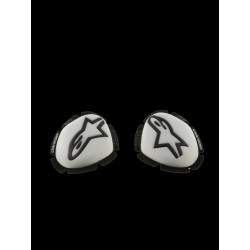 ALPINESTARS - SAPONETTE GP PLUS KNEE SLIDER - BIANCO