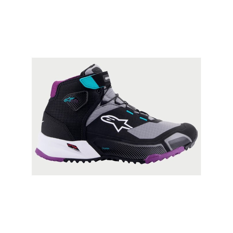 ALPINESTARS - SCARPE TECNICHE MOTO DONNA STELLA CR-X - NERO/VIOLA/GRIGIO