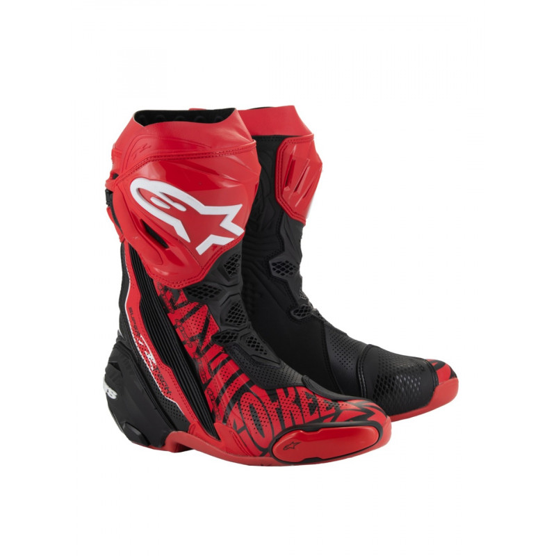 ALPINESTARS - STIVALI MOTO SUPERTECH R VENTED REPLICA BAGNAIA - ROSSO/NERO