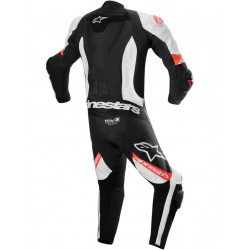 ALPINESTARS - TUTA MOTO INTERA MISSILE V2 WARD - BIANCO/NERO/ROSSO FLUO
