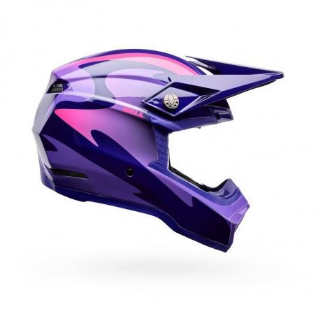 BELL - CASCO MOTOCROSS MOTO-10 MIPS FLUID - VIOLA