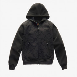 BLAUER HT - GIACCA MOTO URBAN EASY MAN HOODY CARP - GRIGIO