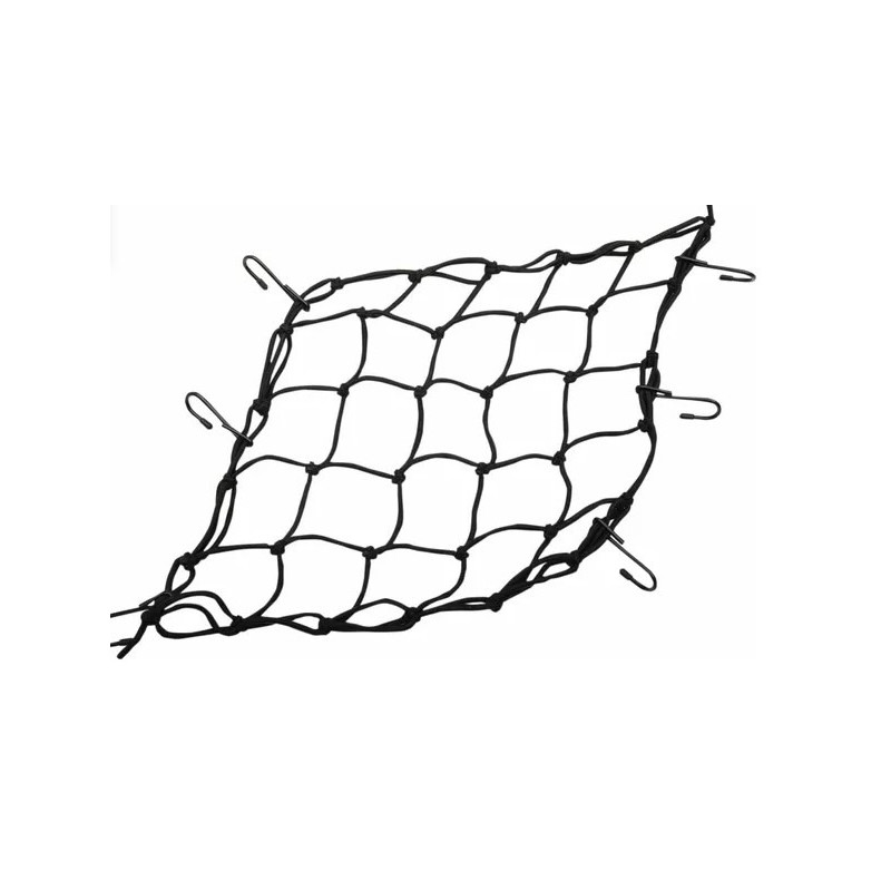 EMGO - RETE ELASTICA RAGNO 38CM x 38CM - NERO