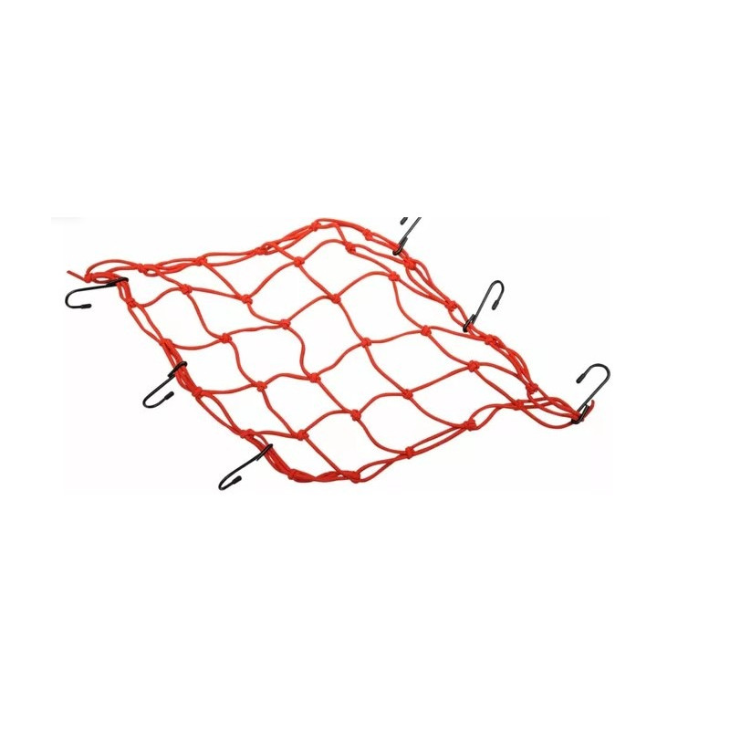 EMGO - RETE ELASTICA RAGNO 38CM x 38CM - ROSSO