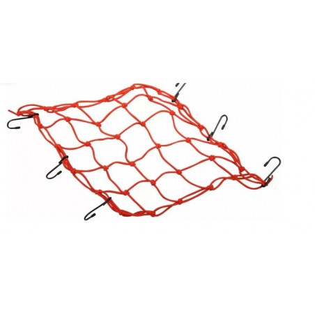 EMGO - RETE ELASTICA RAGNO 38CM x 38CM - ROSSO